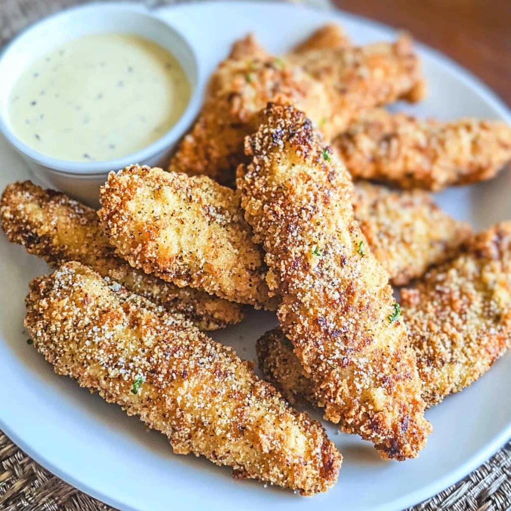 Air Fryer Chicken Fried Steak Fingers