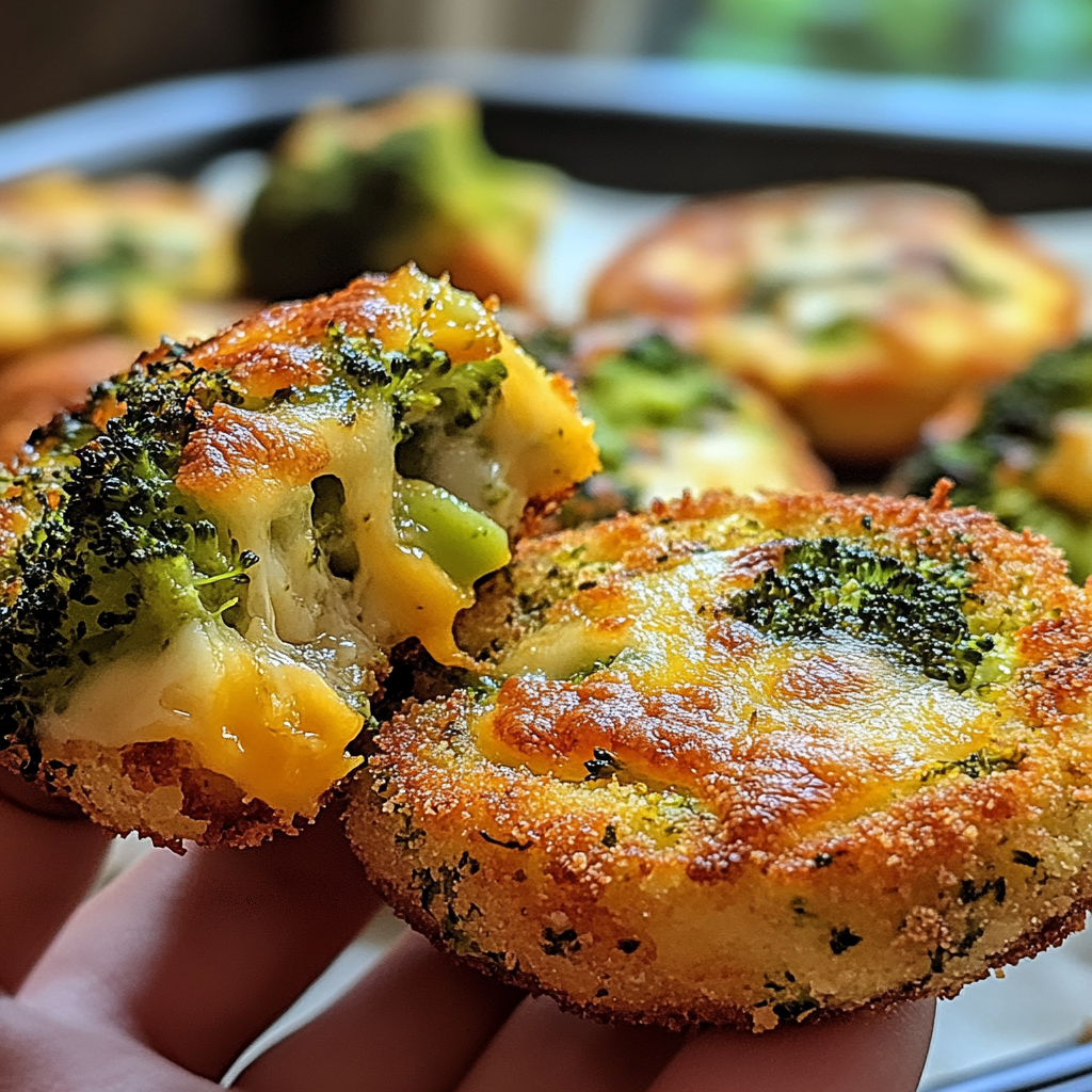 Amazing Broccoli Cheese Rounds for Incredible Snacking