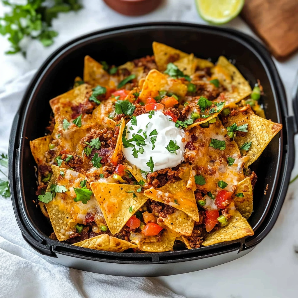 Air Fryer Nachos