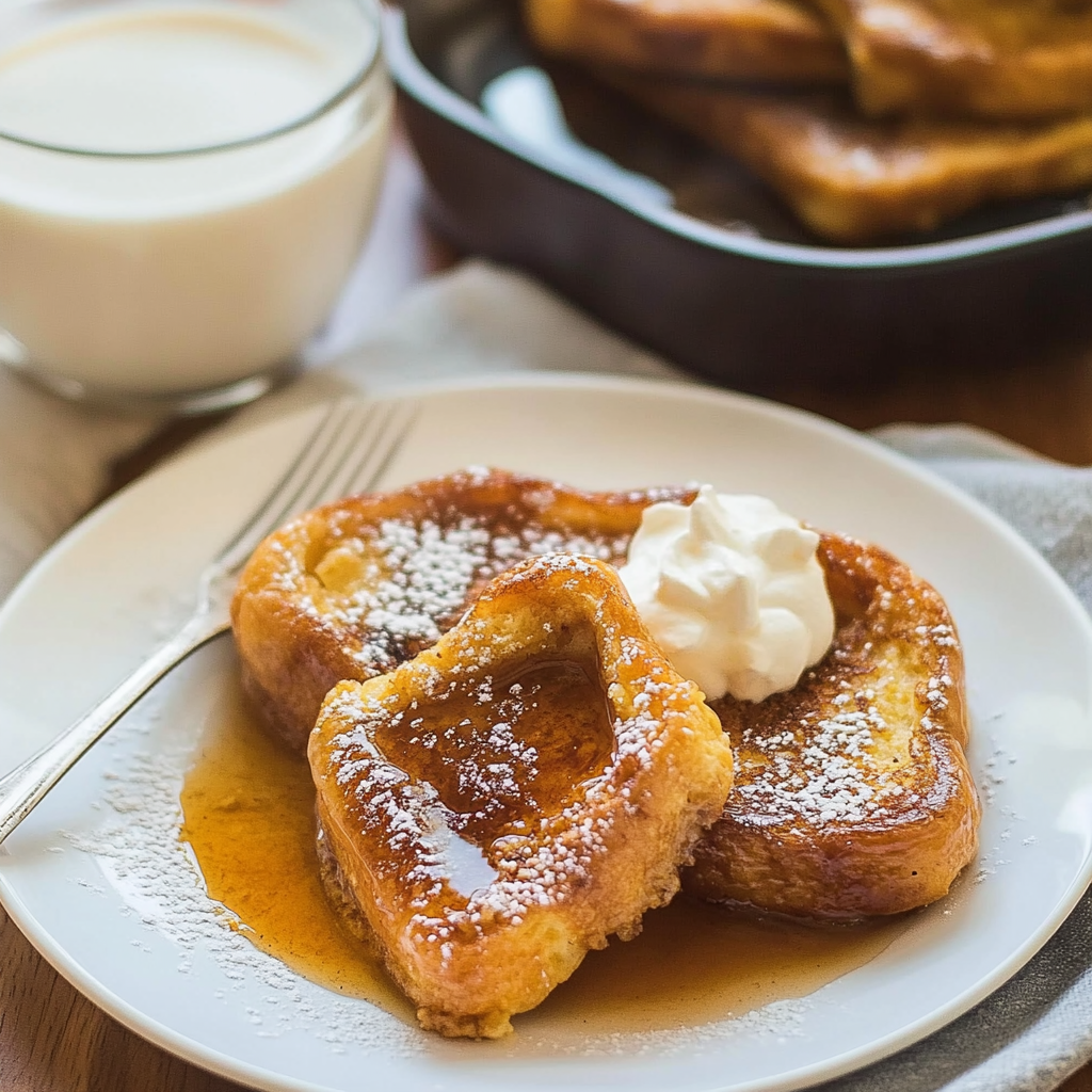 Baked Overnight Pumpkin French Toast
