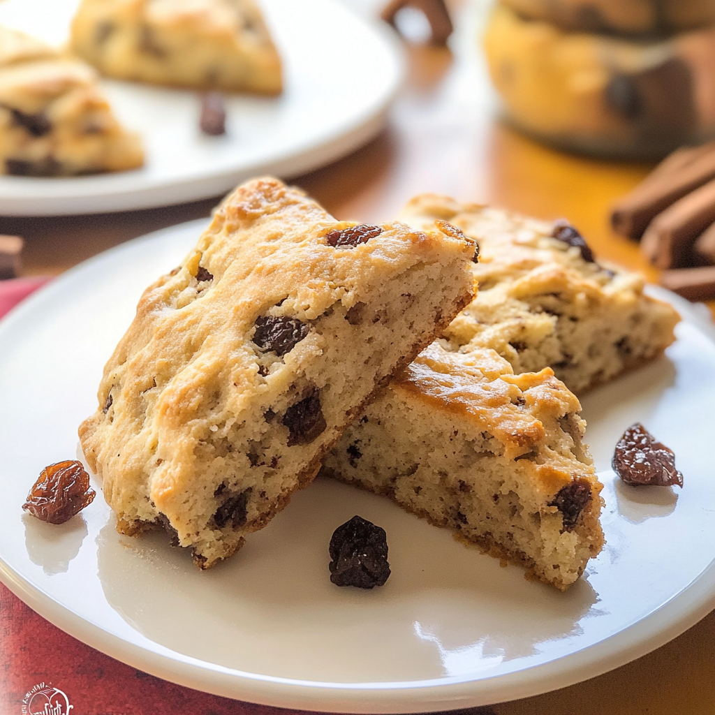 Cinnamon Raisin Scones