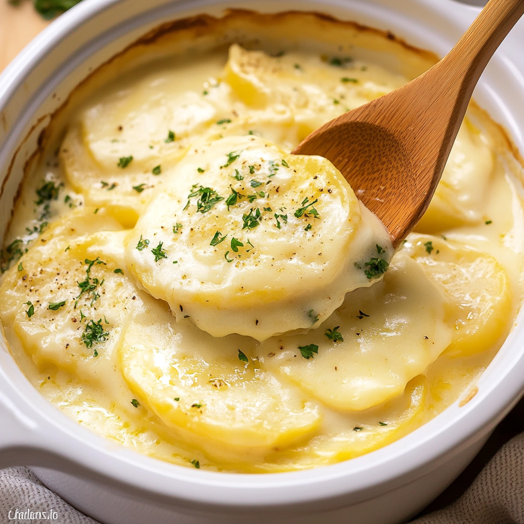 Crockpot Scalloped Potatoes