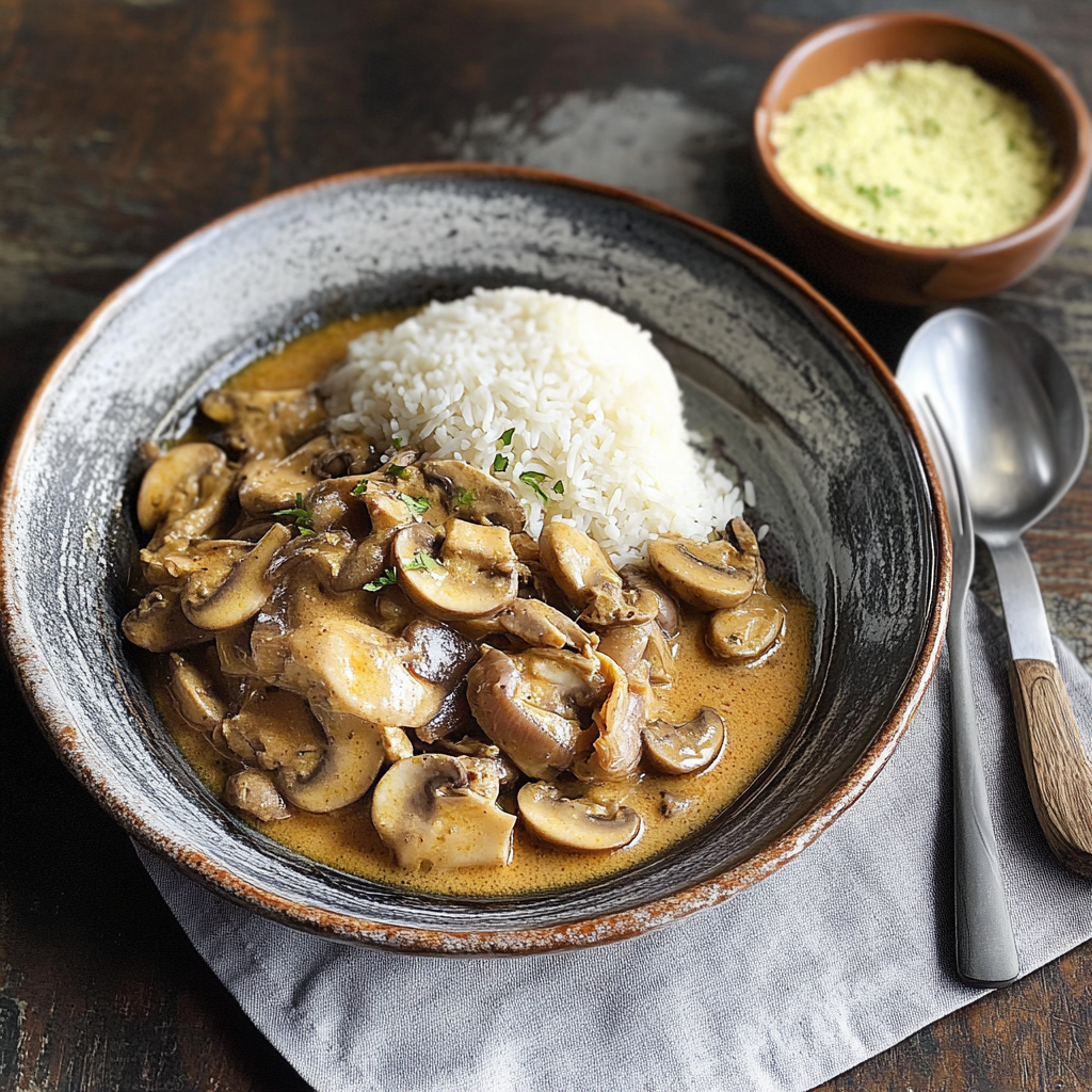 Mushroom Stroganoff