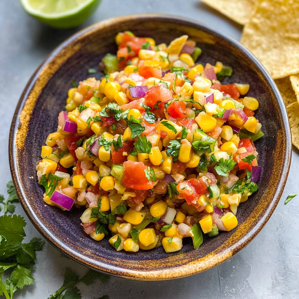5 Minute Corn Salsa