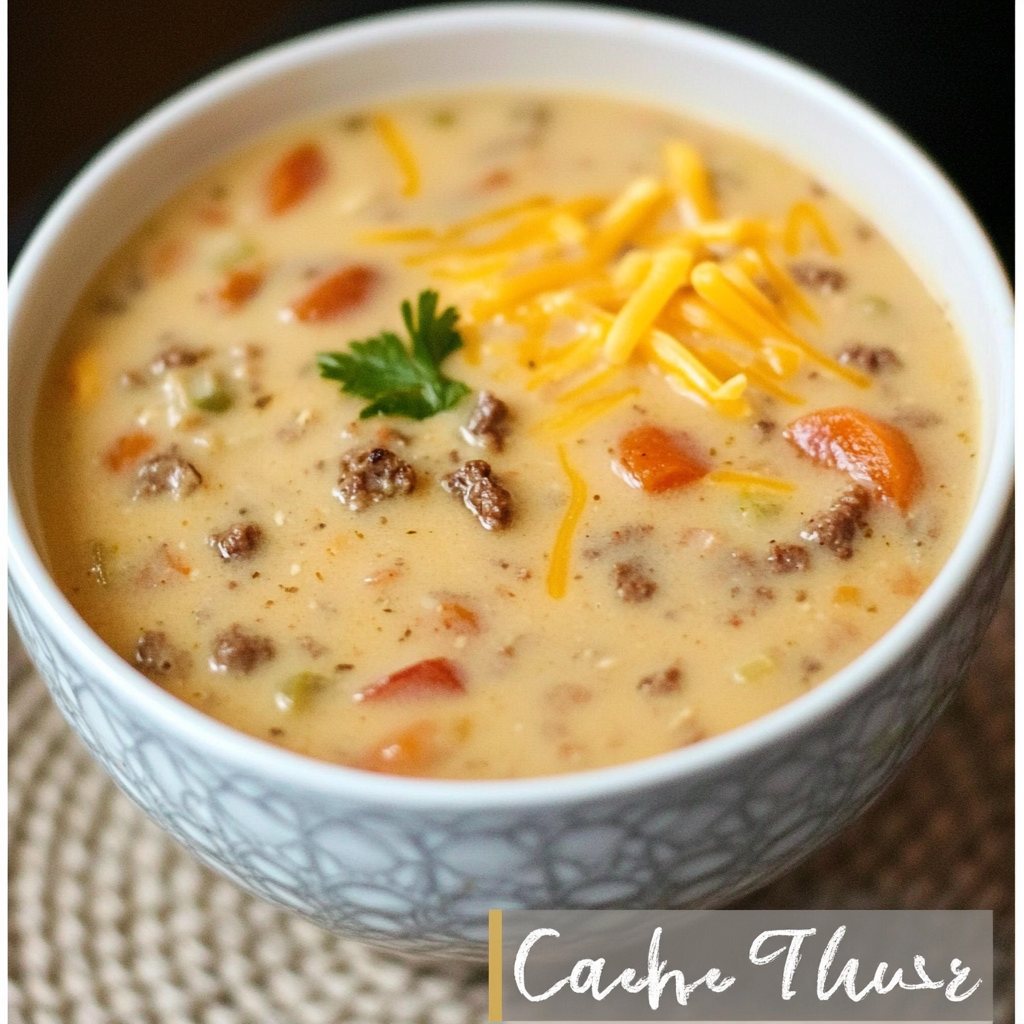 Bacon Cheeseburger Soup