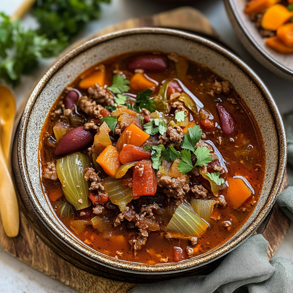 Best Ever Beef and Cabbage Soup