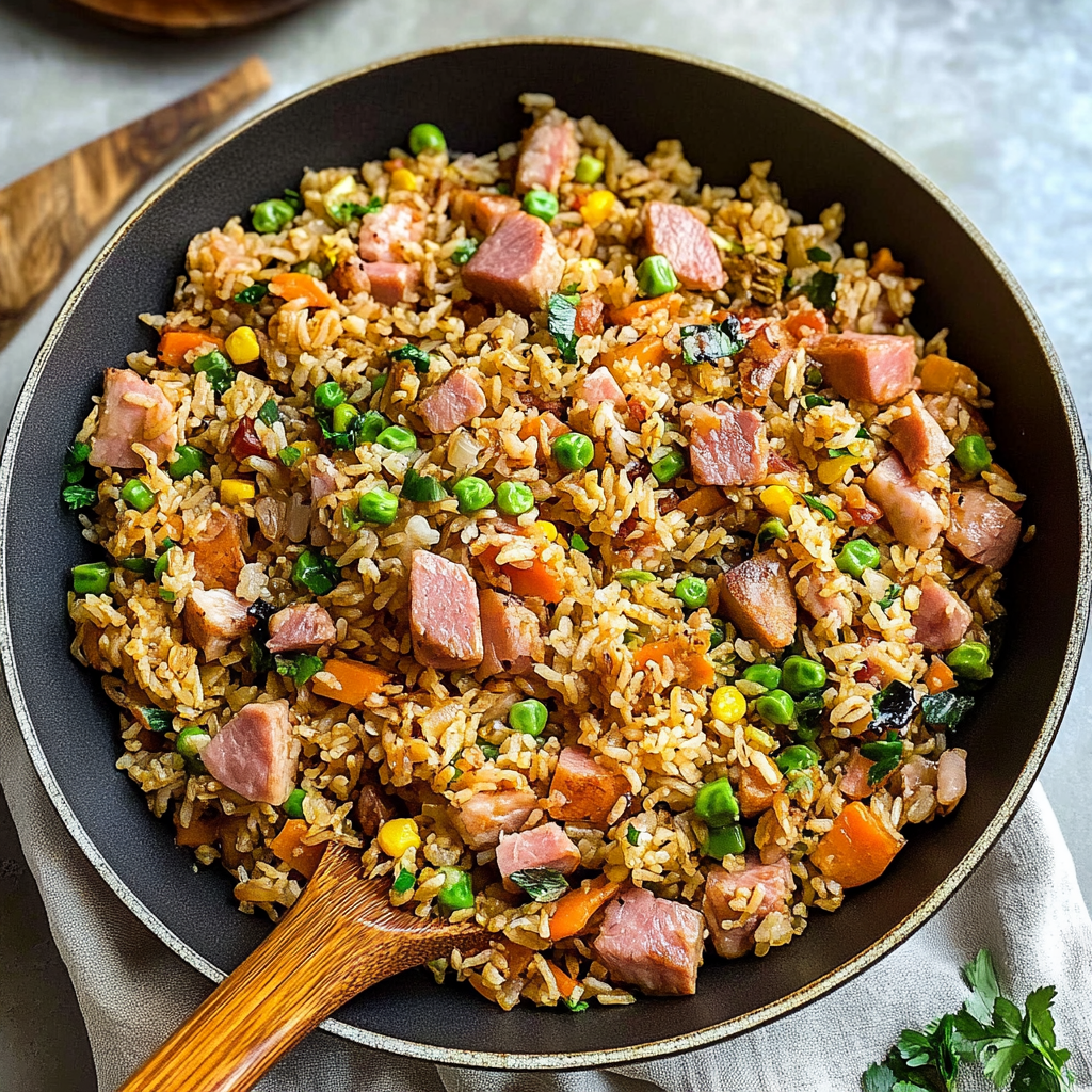 Better than Takeout Ham Fried Rice