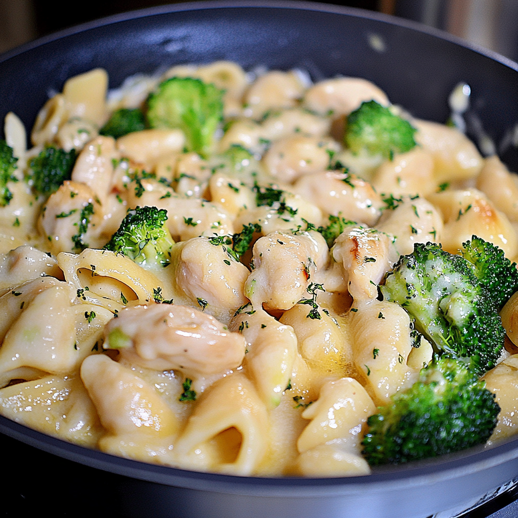 Cheesy Chicken & Broccoli Shells