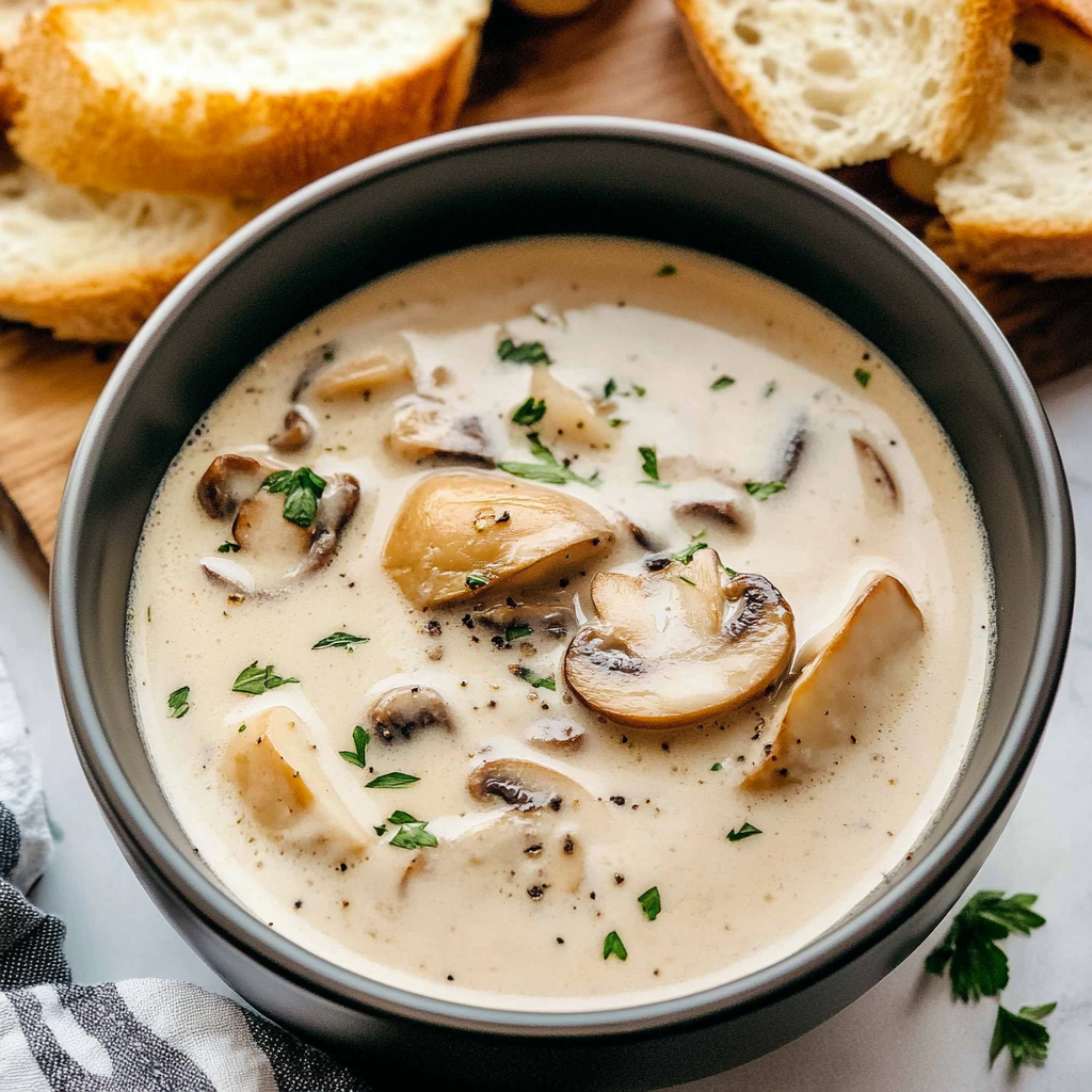 Cream of Mushroom Soup Recipe