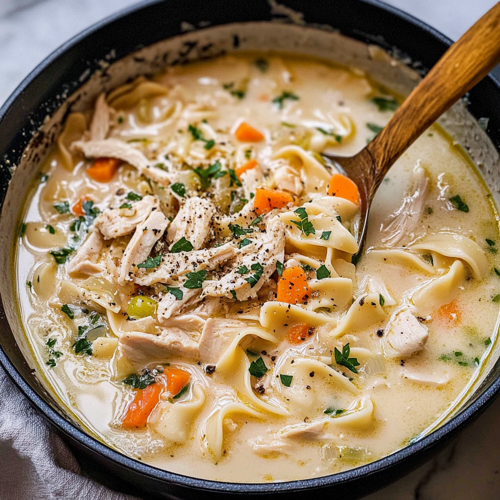Creamy Chicken Noodle Soup