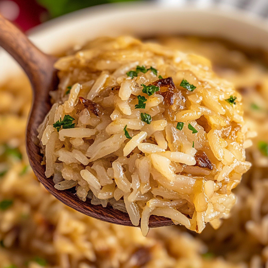 French Onion Soup Rice