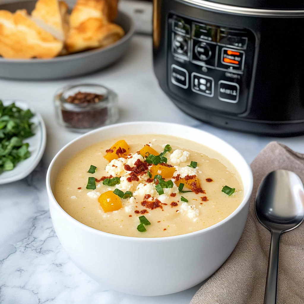 Instant Pot Cauliflower Soup