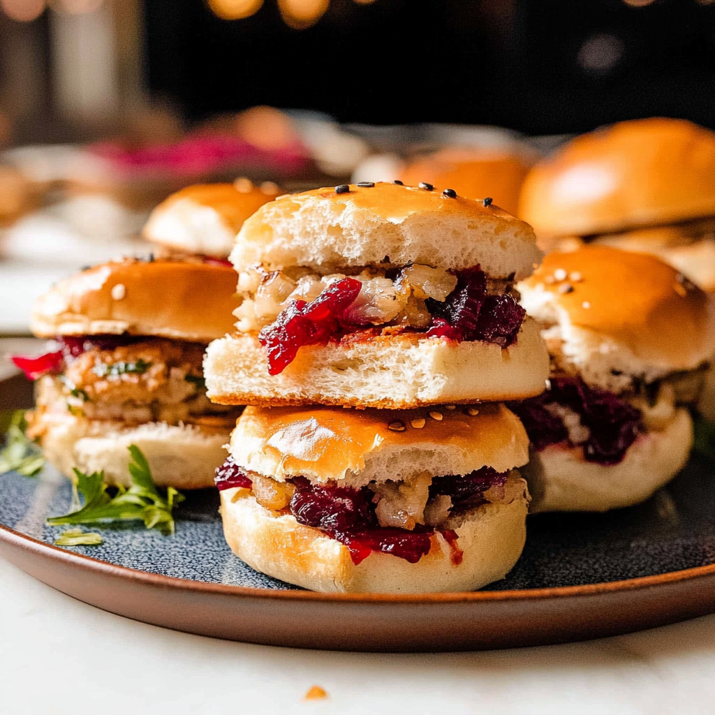 Turkey Cranberry Sliders