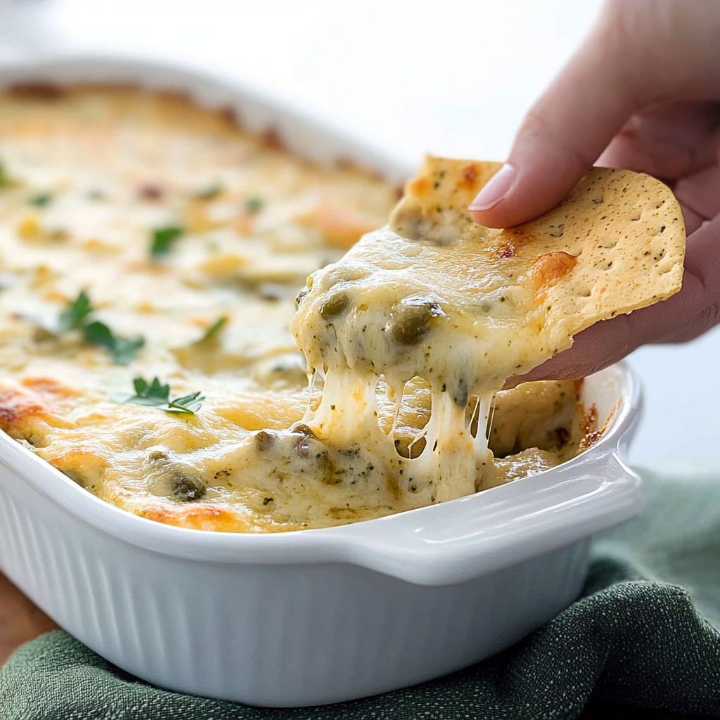 Cheesy Green Chili Dip