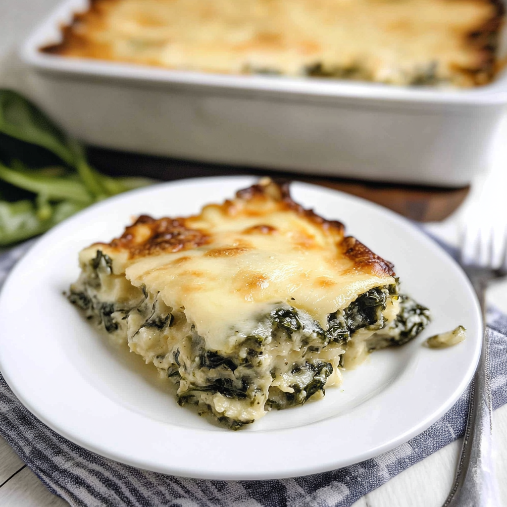 Cheesy Spinach Casserole