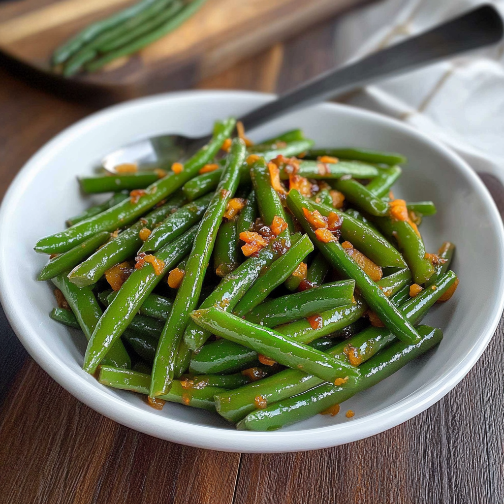 Chili Garlic Green Beans