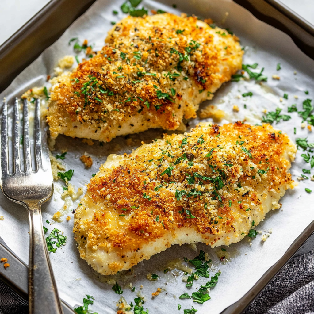 Garlic Parmesan Crusted Chicken