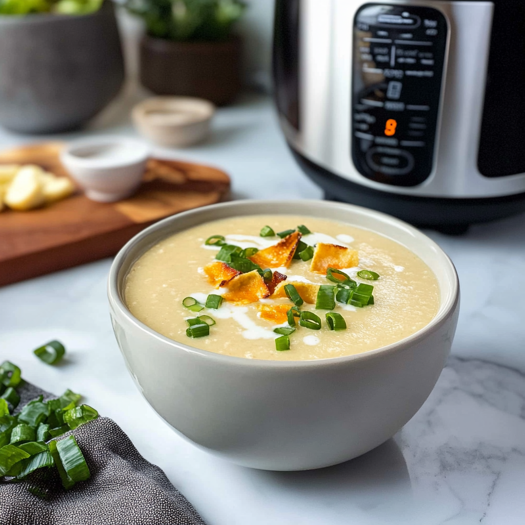 Instant Pot Cauliflower Soup