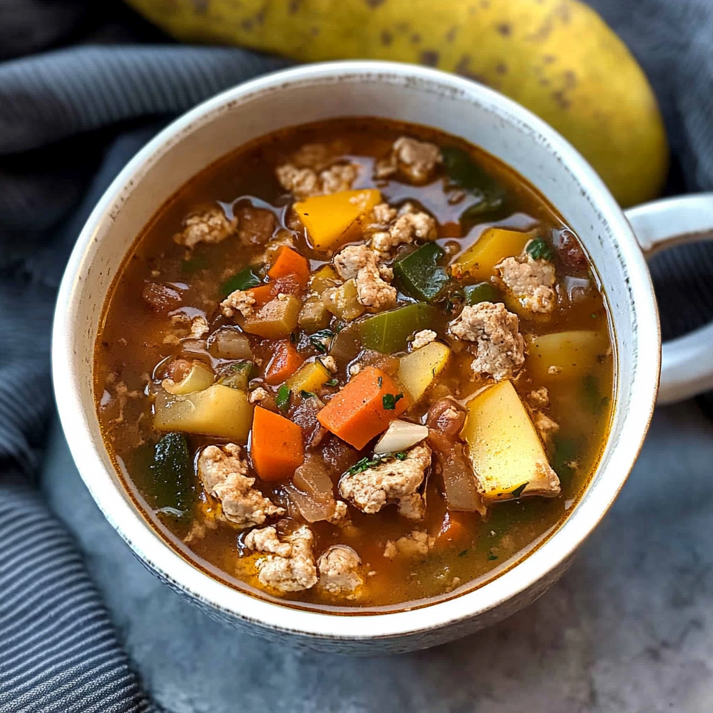 Italian Sausage Vegetable Soup – Keto