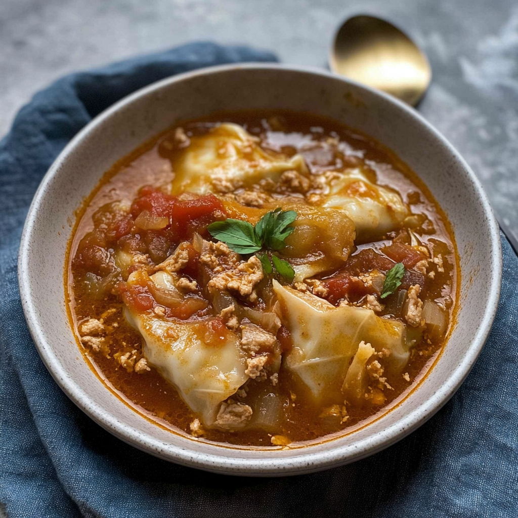 Keto Cabbage Roll Soup