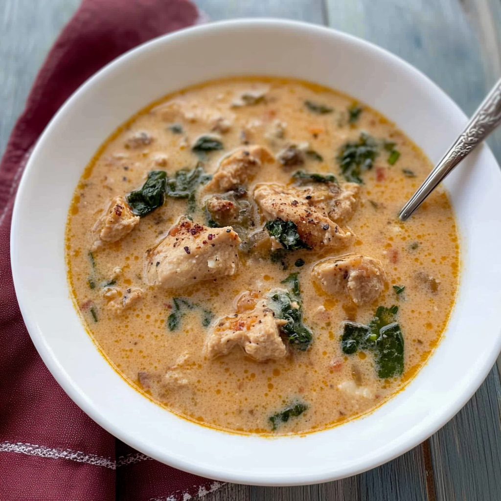Keto Tuscan Chicken Soup