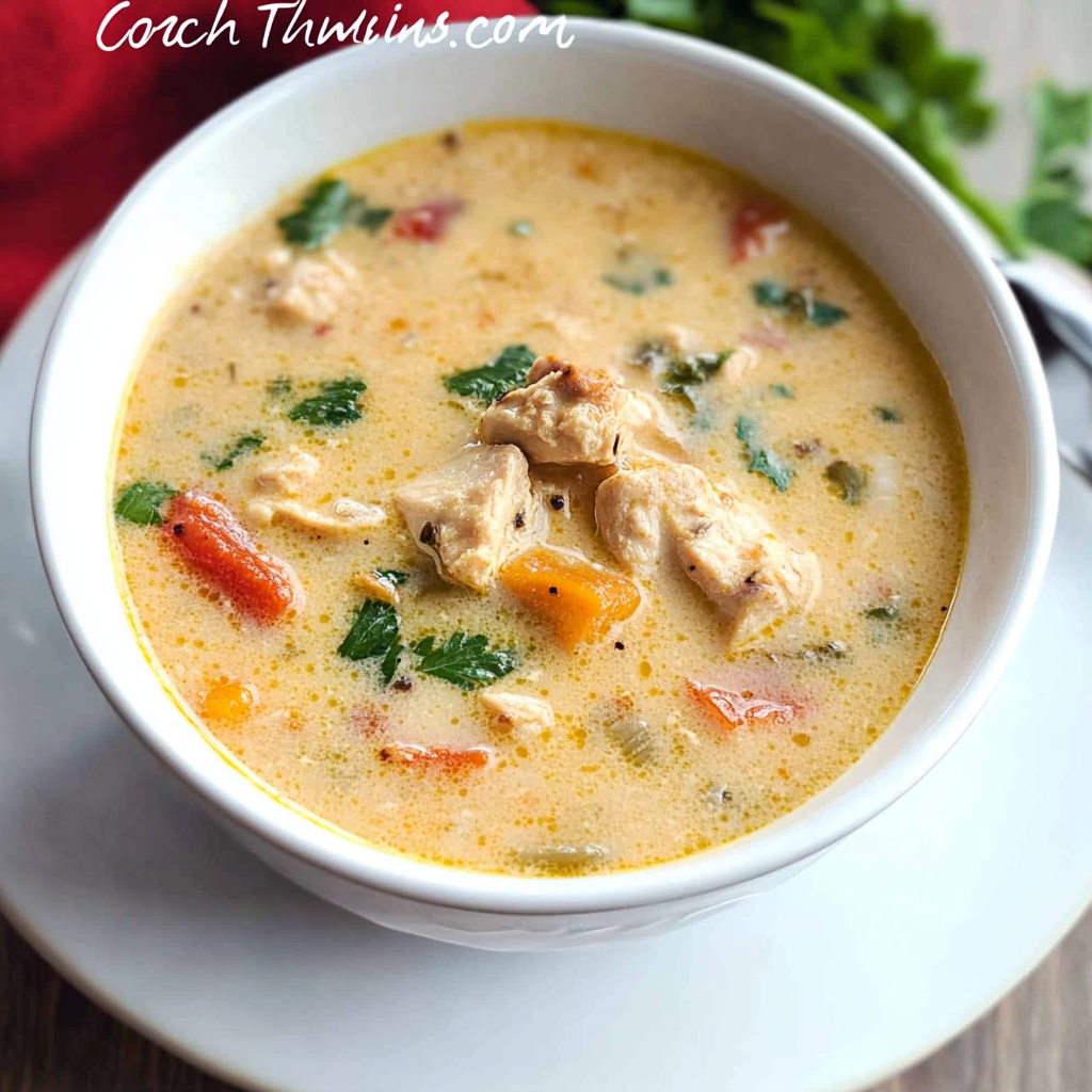 Keto Tuscan Chicken Soup