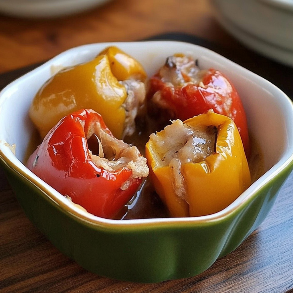 Marinated Stuffed Cherry Peppers