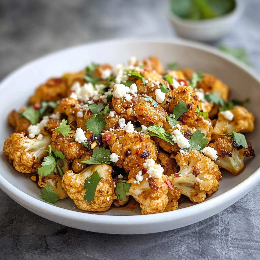 Roasted Moroccan Cauliflower