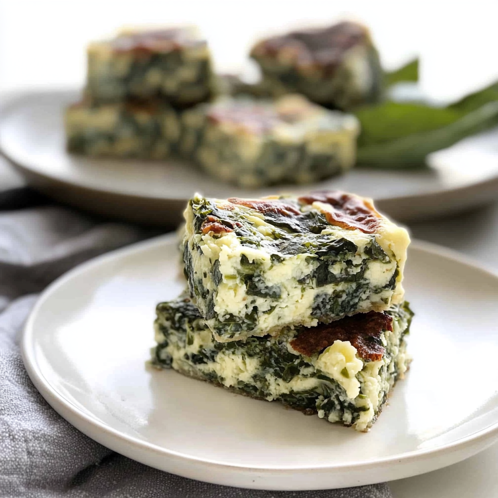 Spinach Squares – Easy Keto Appetizer