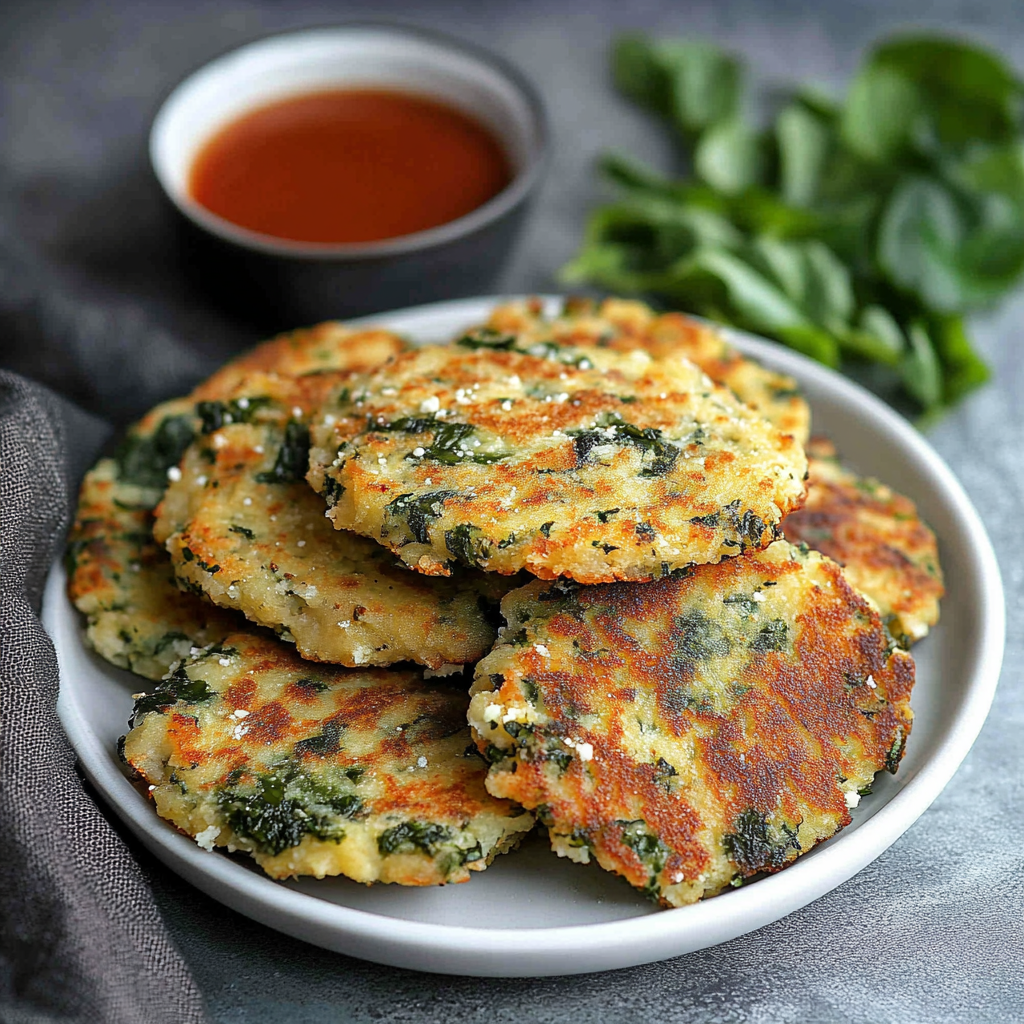Spinach and Ricotta Fritters