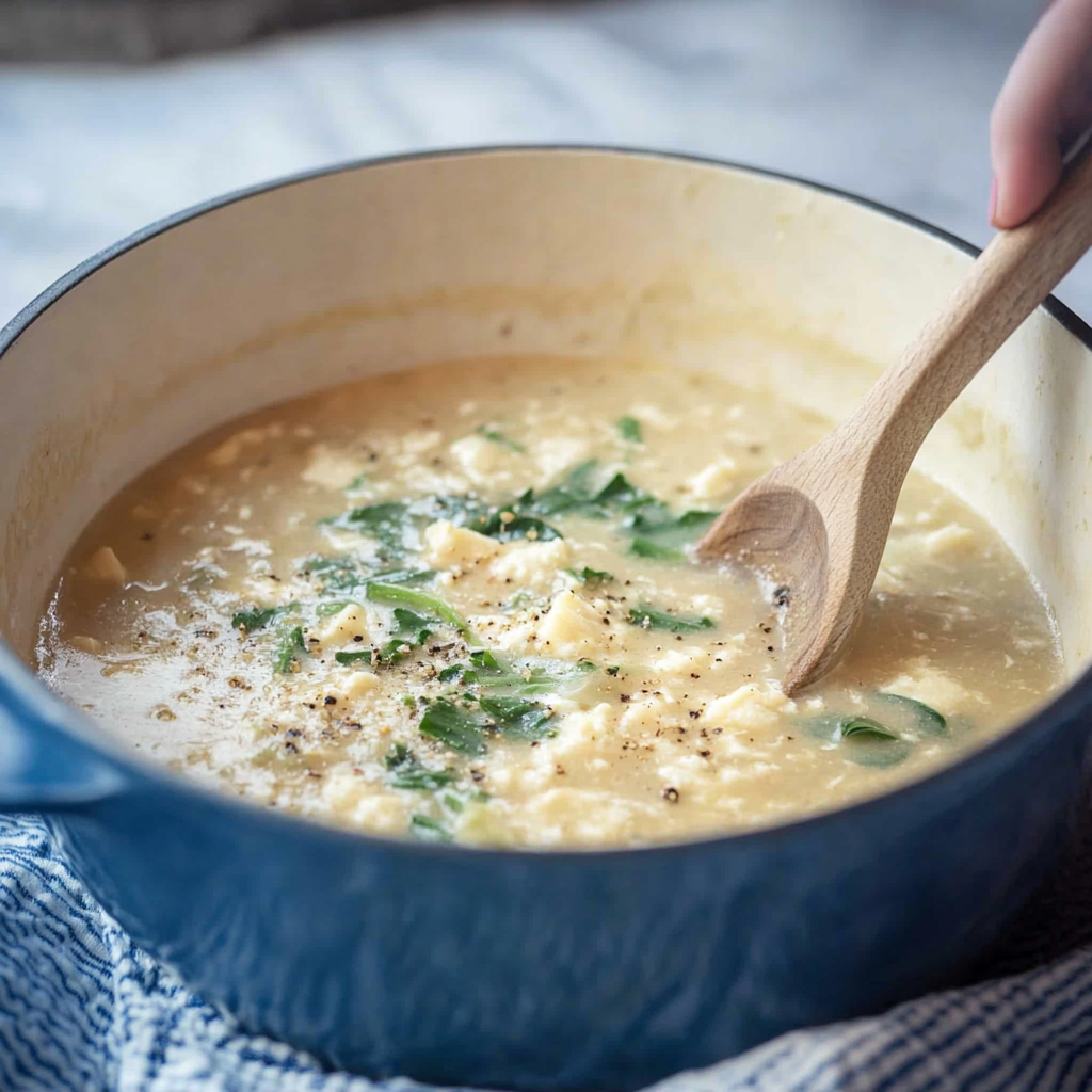 Stracciatella Soup (Italian Egg Drop Soup)