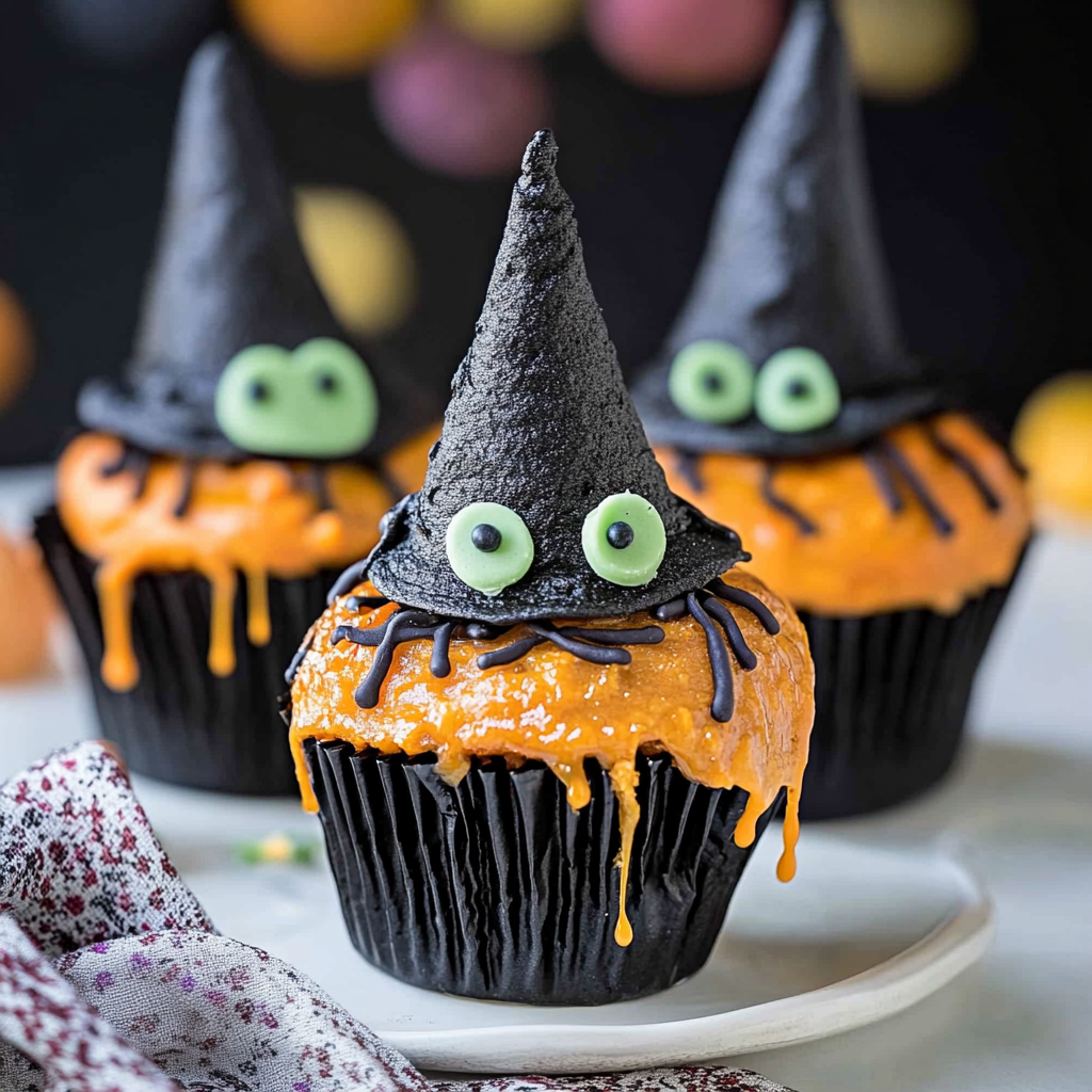 Halloween Witch Cupcakes