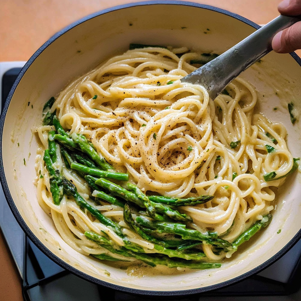 Lemon Asparagus Pasta