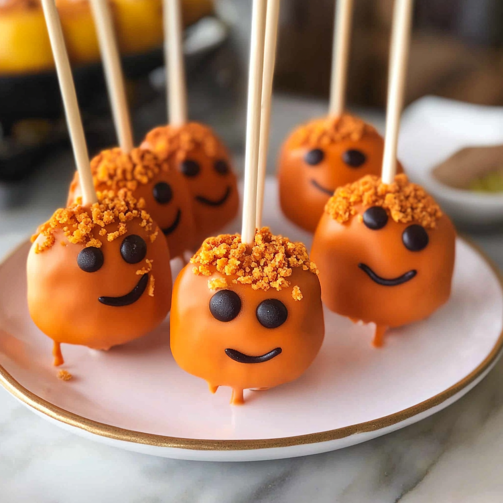 Pumpkin Cake Pops