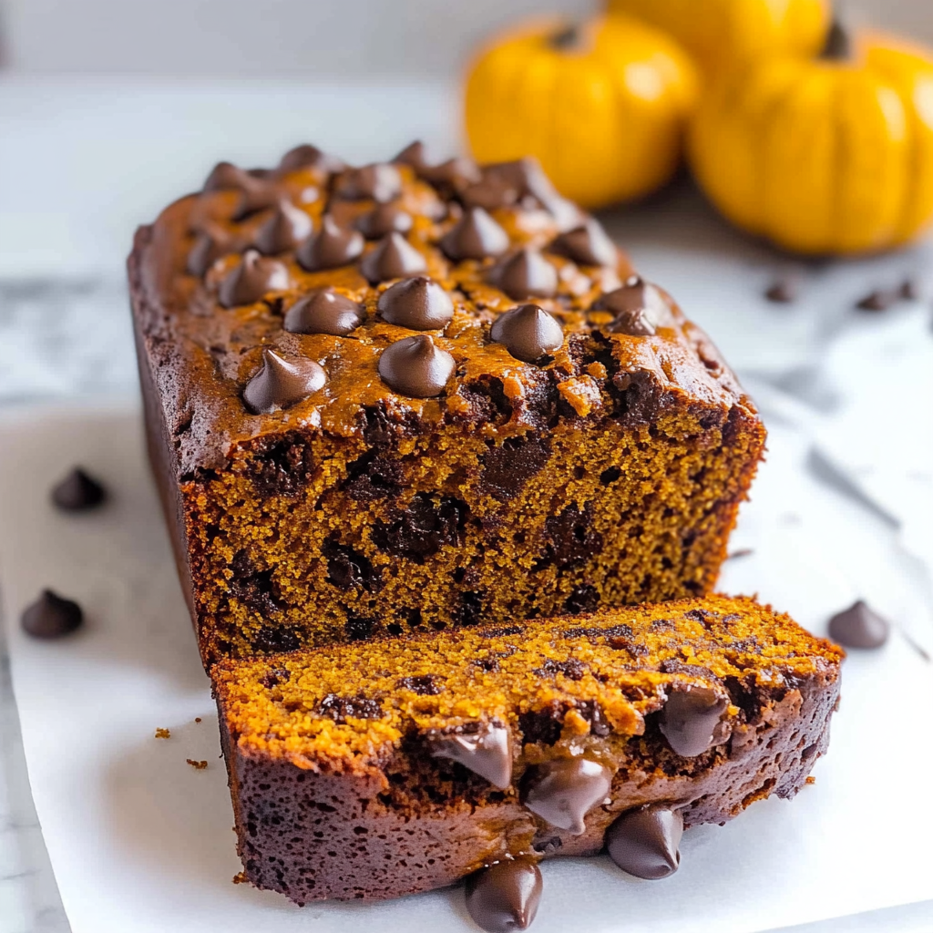 Pumpkin Chocolate Chip Bread