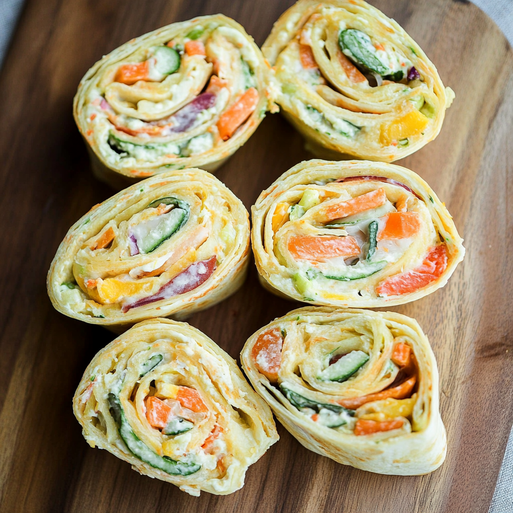 Vegetable Tortilla Roll Ups
