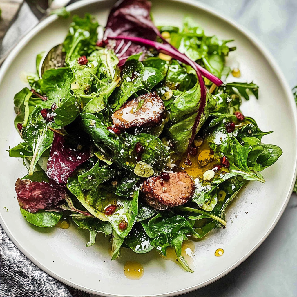 Mixed Greens Side Salad For Steak
