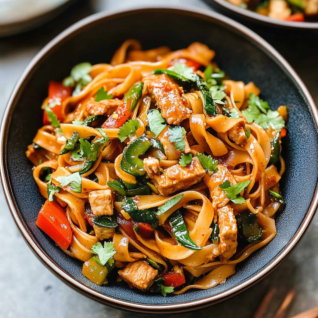 Street Style Thai Drunken Noodles