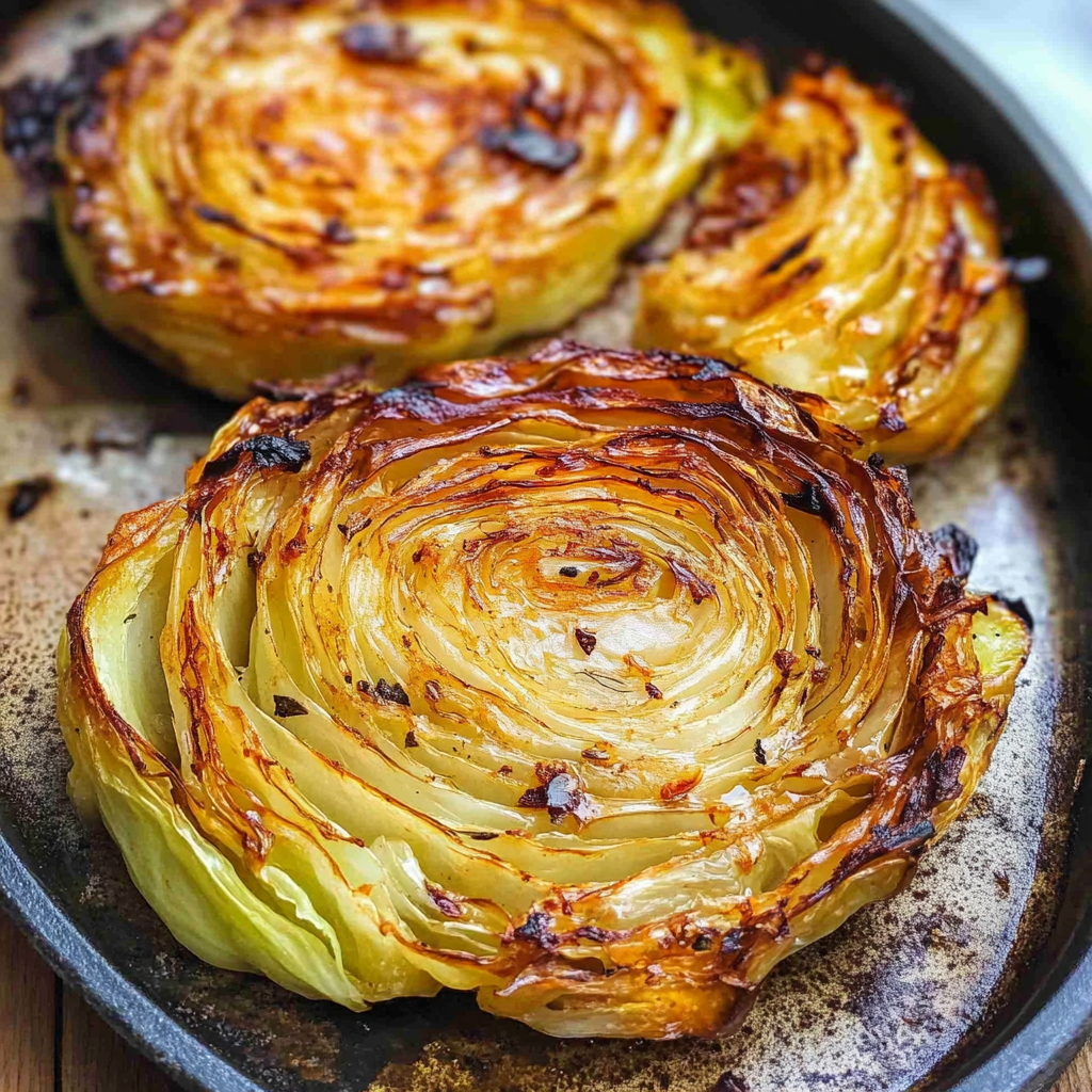roasted cabbage steaks