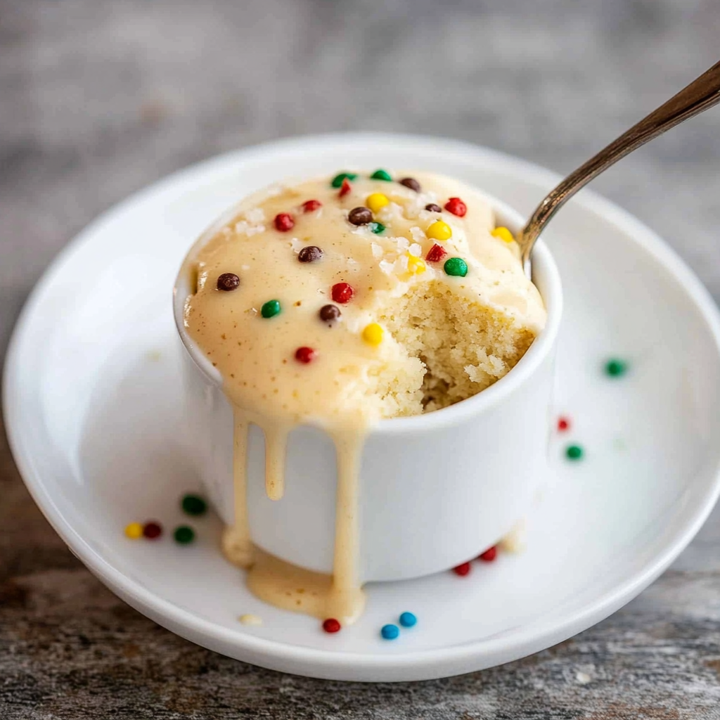 vanilla mug cake